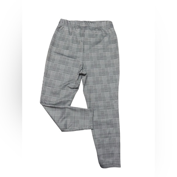NWOT, Penningtons, Plaid Pull-On Plus Size Pants, Size X, Black, White - Picture 6 of 8